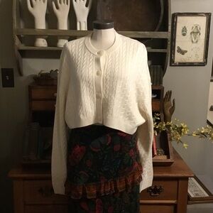 NWOT Helsa Rayssa Cable Cardigan